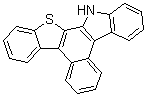 structure of CAS# 1313395-18-4, 14H-Benzo[c][1]benzothieno[2,3-a]carbazole