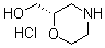 structure of CAS# 1313584-92-7, (2S)-2-Morpholinemethanol hydrochloride