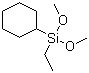 structure of CAS# 131390-30-2, Cyclohexylethyldimethoxysilane