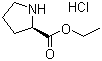 D-Proline ethyl ester hydrochloride molecular structure (CAS 131477-20-8)