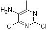 结构式 CAS# 13162-27-1, 2,4-二氯-6-甲基嘧啶-5-胺