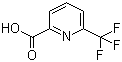 structure of CAS# 131747-42-7, 2-Trifluoromethyl-6-pyridinecarboxylic acid;6-Trifluoromethylpyridine-2-carboxylic acid