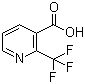 structure of CAS# 131747-43-8, 2-(Trifluoromethyl)nicotinic acid;2-(Trifluoromethyl)pyridine-3-carboxylic acid