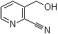 structure of CAS# 131747-56-3, 3-(Hydroxymethyl)-2-pyridinecarbonitrile