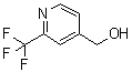 structure of CAS# 131747-61-0, 2-(Trifluoromethyl)-4-pyridinemethanol;2-Trifluoromethylpyridin-4-ylmethanol; [2-(Trifluoromethyl)-4-pyridyl]methanol