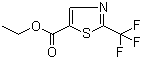 structure of CAS# 131748-96-4, 2-(Trifluoromethyl)-5-thiazolecarboxylic acid ethyl ester