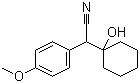 1-(Hydroxycyclohexyl)-(4-methoxyphenyl)acetonitrile molecular structure (CAS 131801-69-9)