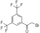 1-[3,5-Bis(trifluoromethyl)phenyl]-2-bromoethanone molecular structure (CAS 131805-94-2)