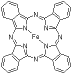 structure of CAS# 132-16-1, Iron phthalocyanine
