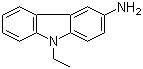 structure of CAS# 132-32-1, 3-Amino-9-ethylcarbazole;9-Ethylcarbazol-3-amine