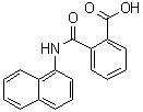 2-(1-Naphthylcarbamoyl)benzoic acid molecular structure (CAS 132-66-1)