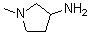 (1-Methylpyrrolidin-3-yl)amine molecular structure (CAS 13220-27-4)