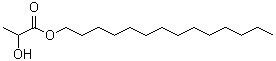 Myristyl lactate molecular structure (CAS 1323-03-1)