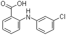 结构式 CAS# 13278-36-9, 氯灭酸; 氯芬那酸; 2-(3-氯苯基氨基)苯甲酸