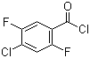 4-Chloro-2,5-difluorobenzoyl chloride molecular structure (CAS 132794-08-2)