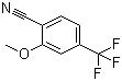 structure of CAS# 132927-08-3, 2-Methoxy-4-(trifluoromethyl)benzonitrile