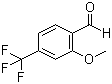 结构式 CAS# 132927-09-4, 2-甲氧基-4-(三氟甲氧)苯甲醛