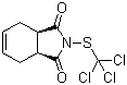 结构式 CAS# 133-06-2, 克菌丹; 盖普丹; N-(三氯甲硫基)-环己-4-烯-1,2-二甲酰亚胺