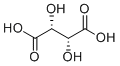 L-(+)-Tartaric acid molecular structure (CAS 133-37-9)