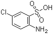 结构式 CAS# 133-74-4, 4-氯苯胺-2-磺酸; 2-氨基-5-氯苯磺酸
