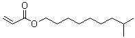2-Propenoic acid isodecyl ester molecular structure (CAS 1330-61-6)