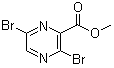 结构式 CAS# 13301-04-7, 3,6-二溴吡嗪-2-羧酸甲酯