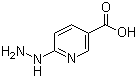 结构式 CAS# 133081-24-0, 6-肼基烟酸