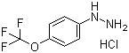 4-(Trifluoromethoxy)phenylhydrazine hydrochloride molecular structure (CAS 133115-72-7)