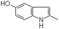 5-Hydroxy-2-methylindole molecular structure (CAS 13314-85-7)