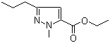 1-Methyl-3-propyl-1H-pyrazole-5-carboxylic acid ethyl ester molecular structure (CAS 133261-07-1)