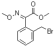 (E)-Methyl 2-(methoxyimino)-2-[2-(bromomethyl)phenyl]acetate molecular structure (CAS 133409-72-0)