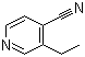 3-Ethyl-4-pyridinecarbonitrile molecular structure (CAS 13341-18-9)
