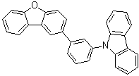 structure of CAS# 1338446-77-7, 9-[3-(Dibenzo[b,d]furan-2-yl)phenyl]-9H-carbazole