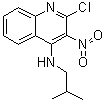 2-Chloro-N-(2-methylpropyl)-3-nitro-4-quinolinamine molecular structure (CAS 133860-75-0)