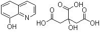 结构式 CAS# 134-30-5, 8-羟基喹啉柠檬酸盐