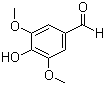 3,5-Dimethoxy-4-hydroxybenzaldehyde molecular structure (CAS 134-96-3)