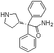 3-(S)-(1-Carbamoyl-1,1-diphenylmethyl)pyrrolidine molecular structure (CAS 134002-25-8)