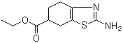 2-Amino-4,5,6,7-tetrahydrobenzothiazole-6-carboxylic acid ethyl ester molecular structure (CAS 134136-00-8)