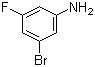 structure of CAS# 134168-97-1, 3-Bromo-5-fluoroaniline