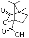structure of CAS# 13429-83-9, (1S)-(-)-Camphanic acid;4,7,7-Trimethyl-3-oxo-2-oxabicyclo[2.2.1]heptane-1-carboxylic acid