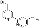结构式 CAS# 134457-14-0, 4,4'-双(溴甲基)-2,2'-联吡啶