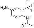 结构式 CAS# 134514-34-4, 4-氨基-2-三氟甲基乙酰苯胺
