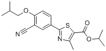 结构式 CAS# 1346238-10-5, 非布索坦异丙基酯