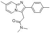 Zolpidem EP Impurity A molecular structure (CAS 1346600-85-8)
