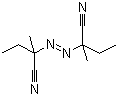 结构式 CAS# 13472-08-7, 偶氮二异戊腈; 2,2'-偶氮-二-(2-甲基丁腈)