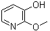 2-甲氧基-3-吡啶醇分子结构 (CAS 13472-83-8)