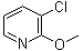 3-Chloro-2-methoxypyridine molecular structure (CAS 13472-84-9)