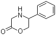 5-Phenyl-2-morpholinone molecular structure (CAS 134872-85-8)