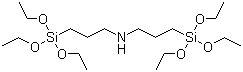 Bis[3-(triethoxysilyl)propyl]amine  molecular structure (CAS 13497-18-2)