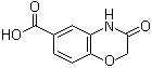 structure of CAS# 134997-87-8, 3-Oxo-3,4-dihydro-2H-benzo[1,4]oxazine-6-carboxylic acid;3-Oxo-3,4-dihydro-2H-1,4-benzoxazine-6-carboxylic acid